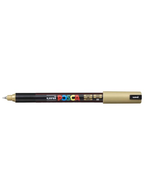 Posca filc, 0,7 mm, UNI Posca PC-1MR - Arany 25