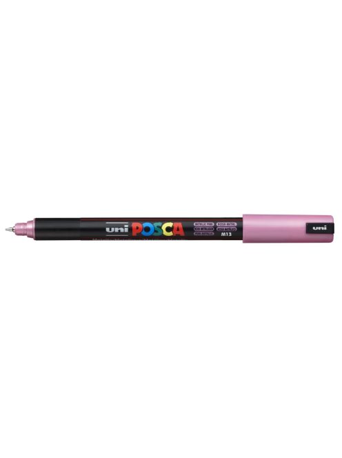 Posca filc, 0,7 mm, UNI Posca PC-1MR - Metál Rózsaszín M13
