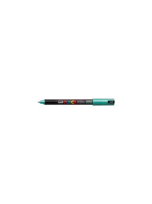 Posca filc, 0,7 mm, UNI Posca PC-1MR - Metál Zöld M6