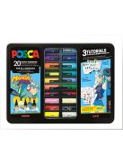 Posca filc készlet - UNI Posca Manga ajándékkészlet, 20 db-os - Manga