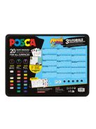 Posca filc készlet - UNI Posca Manga ajándékkészlet, 20 db-os - Manga