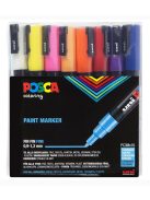 Dekormarker készlet, 0,9-1,3 mm, UNI Posca PC-3M - 16 színű készlet