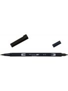Tombow ABT Dual Brush Pen - Kéthegyű fekete filctoll (N15)
