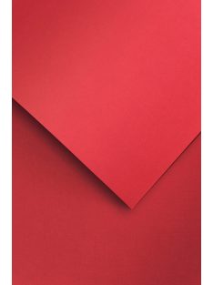   Domborított karton - Vászonhatású felület, 220gr, A4, 1 lap - Piros színű