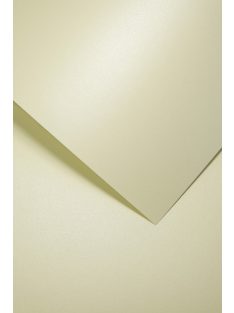 Metálfényű karton 220gr - Kétoldalas, A4 - Krém