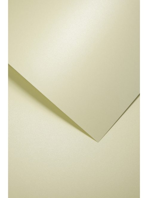 Metálfényű karton 220gr - Kétoldalas, A4 - Krém