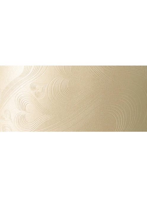 Domborított karton - Szívek mintás karton, 220gr, A4, 1 lap - Krém színű