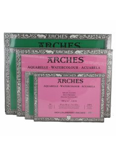   ARCHES Travel Book savmentes akvarelltömb 100 % pamutból, 300 gr, melegen préselt, sima - 15 lap, 15 x 25 cm