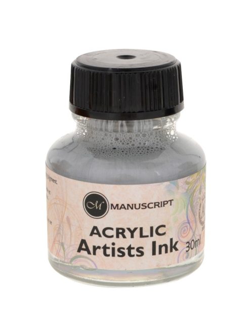 Kalligráfiai tinta Manuscript 30ml - ezüst