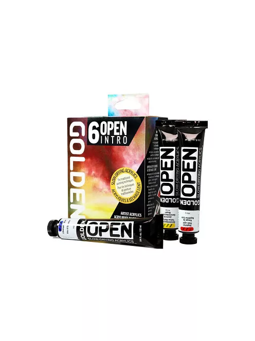 Acrylic paint set Golden Open Intro set 6x22ml
