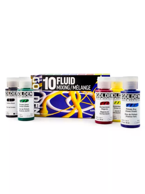 Színkészlet Golden Fluid 10x30ml