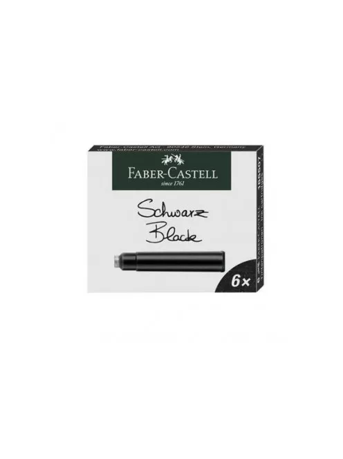 Tintapatronok fekete Faber-Castell