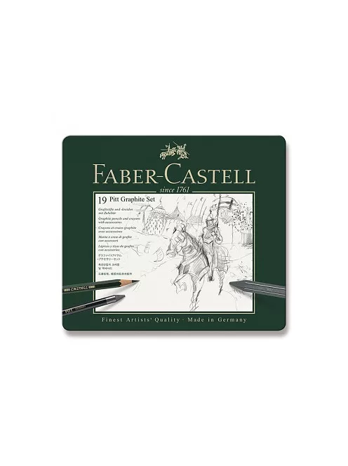 Rajzkészlet Faber-Castell Pitt 19 db