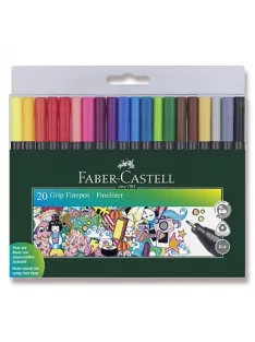 Színes jelölők Faber-Castell Grip 20 db