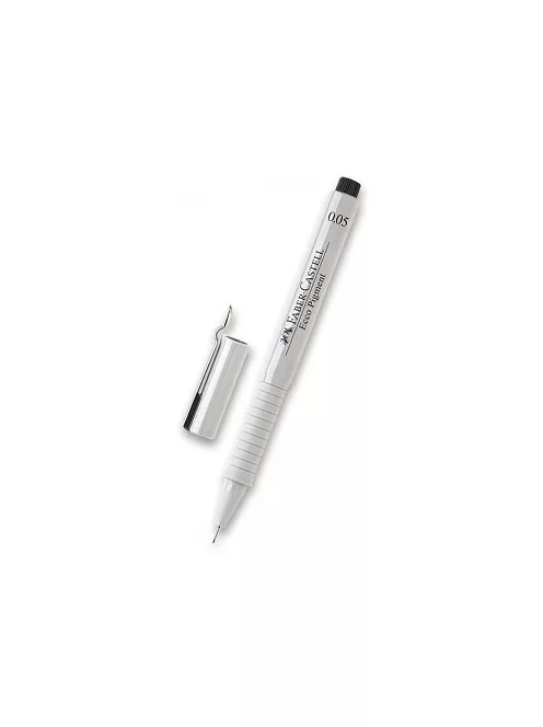 Jelölő Faber-Castell Ecco pigment fekete - 0.7mm