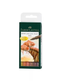 Set of brush markers FC 6 pcs - terra