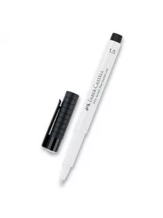 Thin marker Faber-Castell fehér