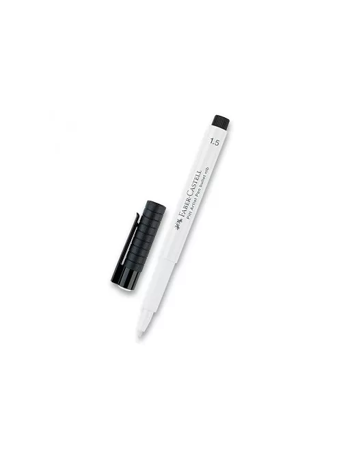 Thin marker Faber-Castell fehér