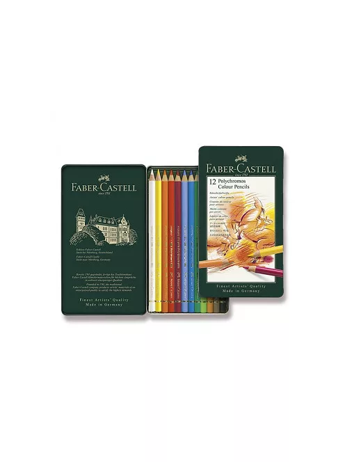 Coloured pencils Polychromos 12 pcs Faber-Castell