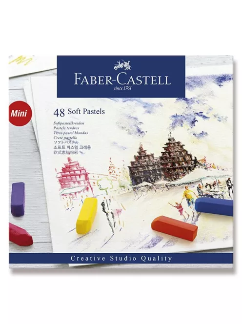 lágy pastels Faber-Castell mini 48 pcs