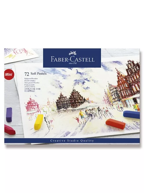 lágy pastels Faber-Castell mini 72 pcs