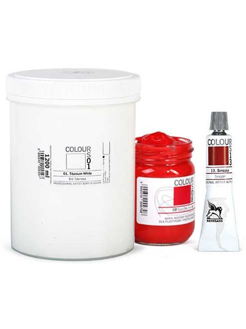 Akrilfesték Színek 5000ml – 01 Titánfehér