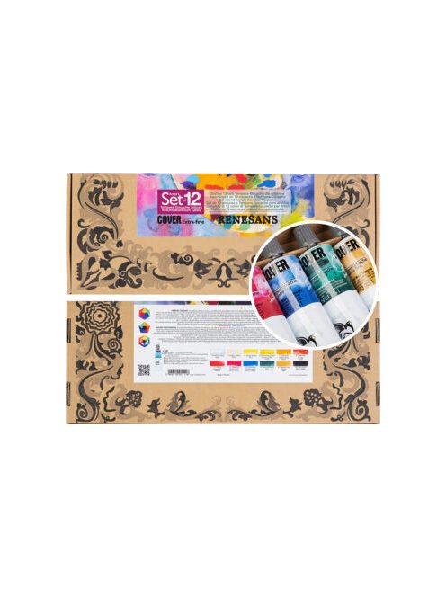 Renesans Cover gouache festékkészlet 12x60ml
