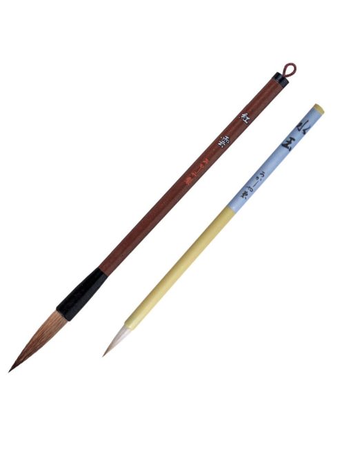 Japán kalligráfia ecsetkészlet 2 db, vegyes sörtékkel