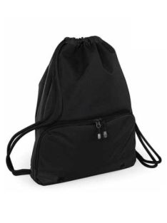 Berenika hátizsák zsebbel, fekete / fekete