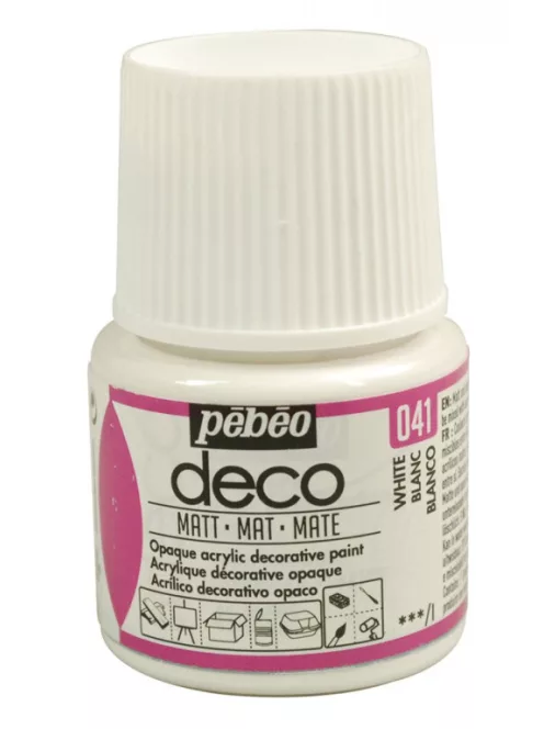 Szín Pébéo Deco 45ml – 001 Gloss White