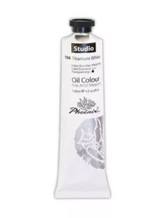 Oil paint Phoenix 200ml – 104 Titanium white