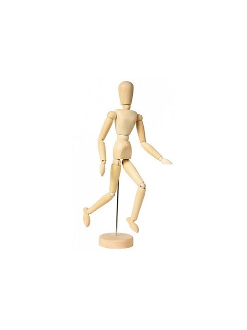Mozgatható fa próbababa 40 cm