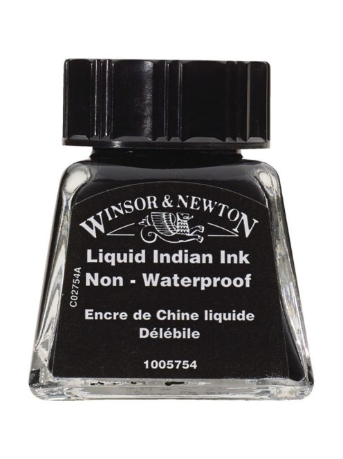 Winsor&Newton tinta 14ml - 754 Folyékony indiai tinta