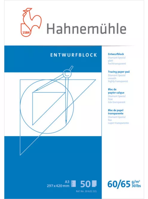 Pauszpapírok tömbben A3 60g