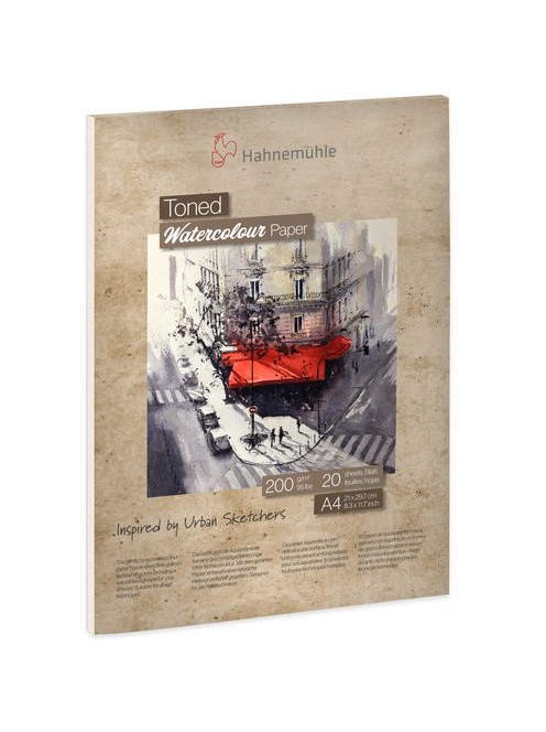 Barna akvarell tömb HHM A4 200g