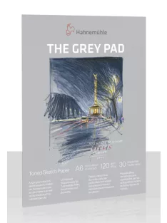 Vázlatfüzet Hahnemühle szürke tömb A5 120g