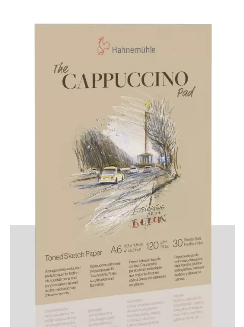 Vázlatfüzet Hahnemühle cappuccino tömb A5 120g