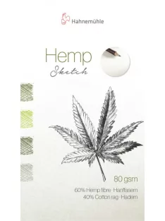 Vázlatfüzet HHM kender + pamut A4 80g