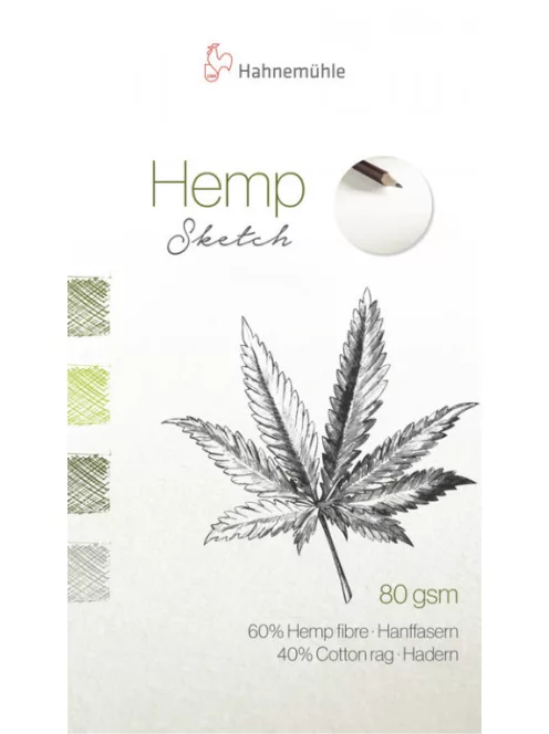Vázlatfüzet HHM kender + pamut A4 80g