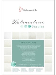 akvarell pad HHM Selection 17x24cm – 14 different papers