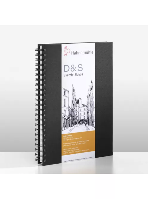 Spiral pad Hahnemühle D&S A5 portrait fekete