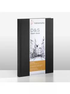 Sketchbook Hahnemühle D&S A4 portrait fekete