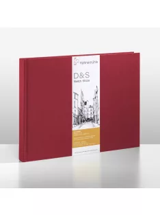 Sketch book Hahnemühle D&S A5 landscape red