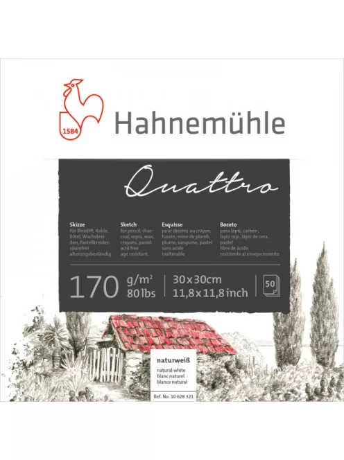 Vázlattömb HHM Quattro 170g 30x30cm