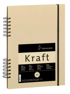 Vázlattömb Hahnemühle Kraft 120g A4 spirál kötés