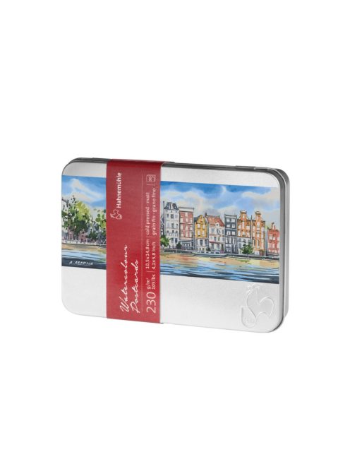 Akvarell képeslapok HHM cold pressed A6 fém dobozban