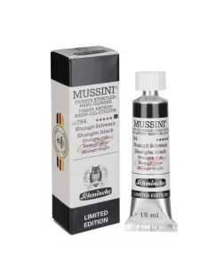   Mussini oil paint 15ml - 794 Shungite fekete, limited edition
