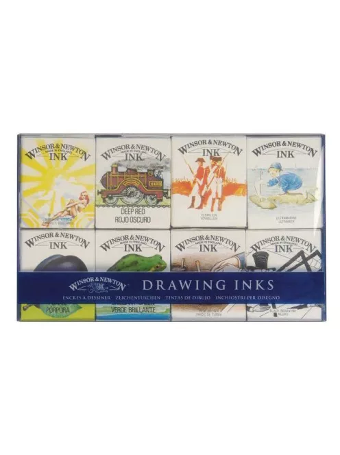 Kalligráfiai tinták készlet W&N 8x14ml William