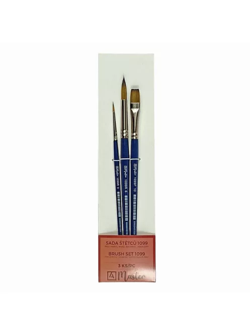 Set of brushes mester 1099 short handle 3 pcs