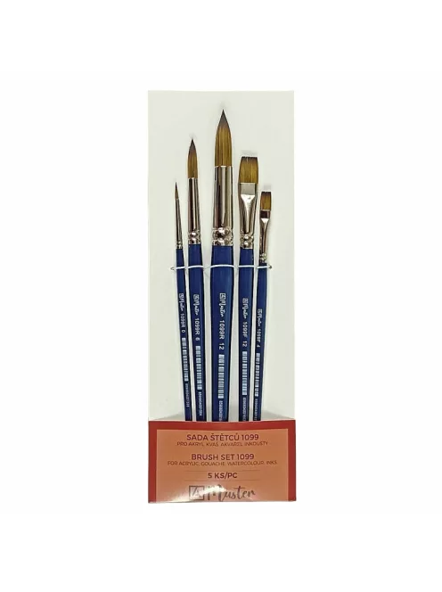 Set of brushes mester 1099 short handle 5 pcs